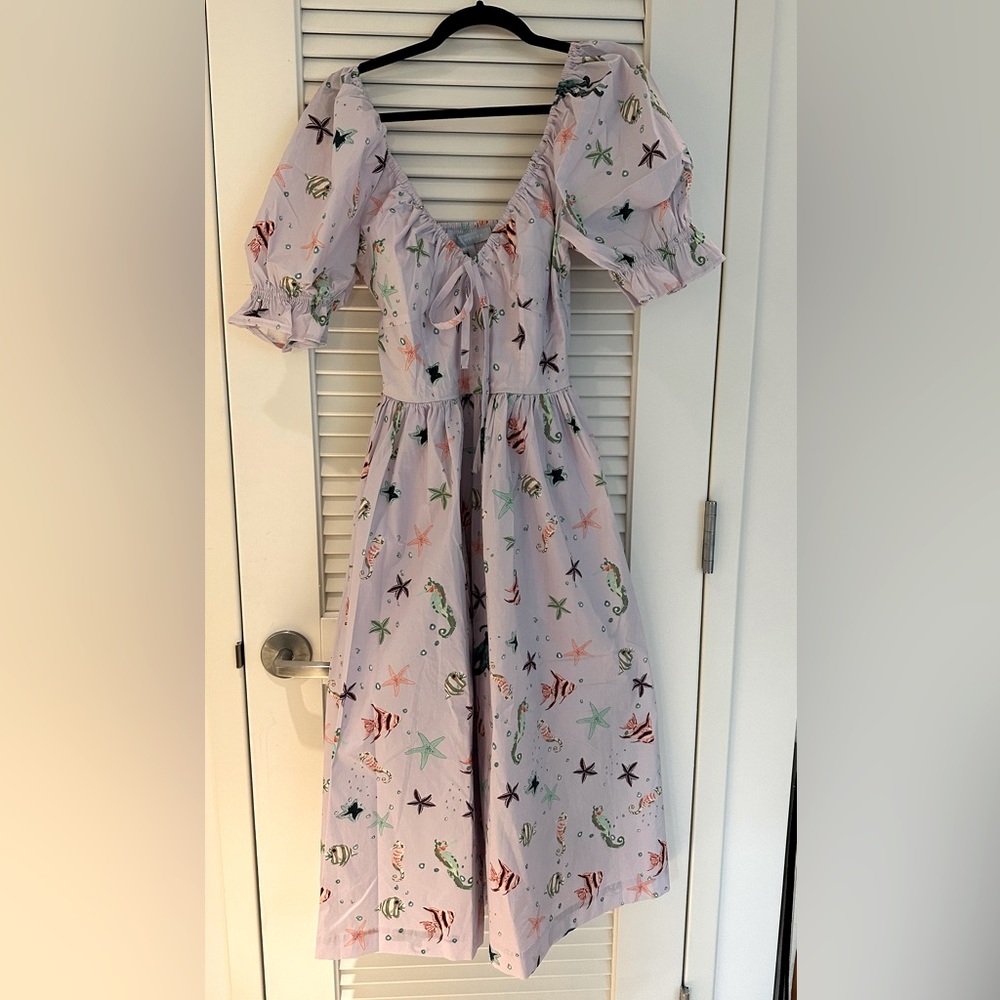 Hill House Ophelia Dress In sea creatures